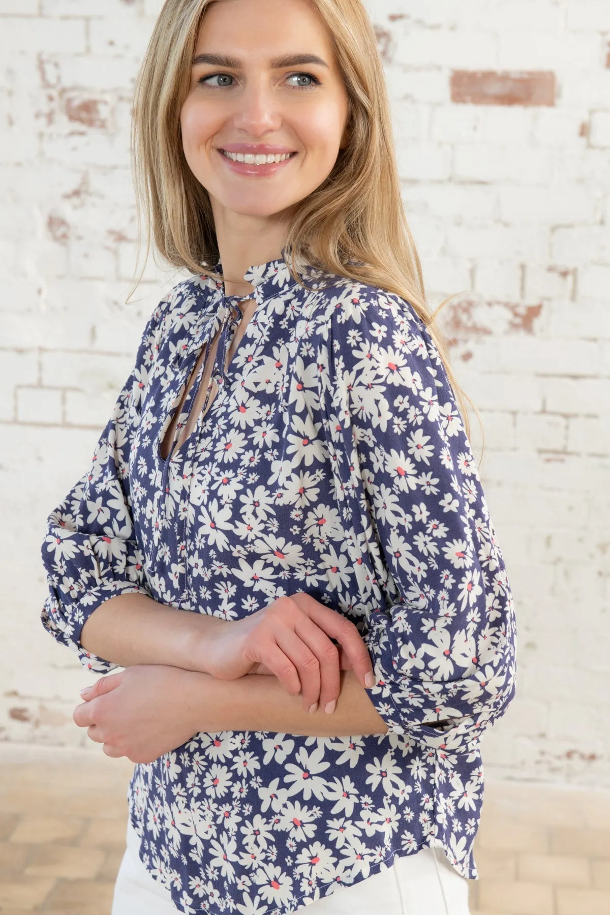 Lola Blouse - Indigo Daisy