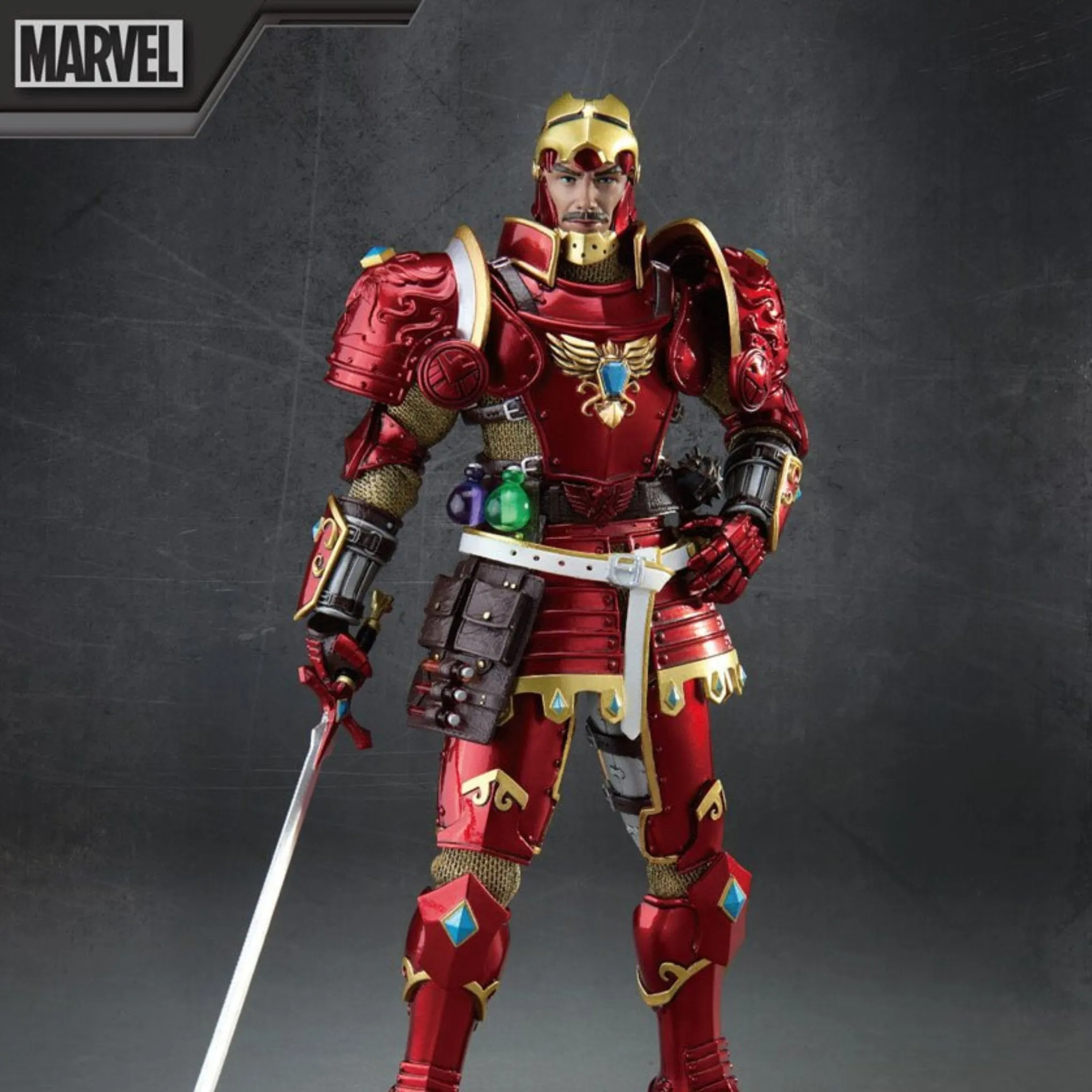 Marvel Dynamic 8ction Heroes DAH-046 Medieval Knight Iron Man