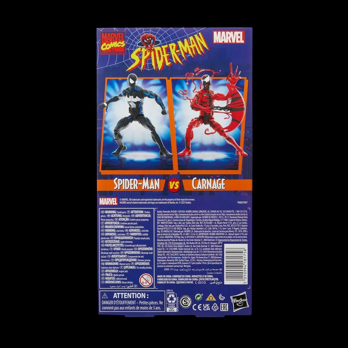 Marvel Legends Exclusive VHS Spider-Man & Carnage 2-Pack