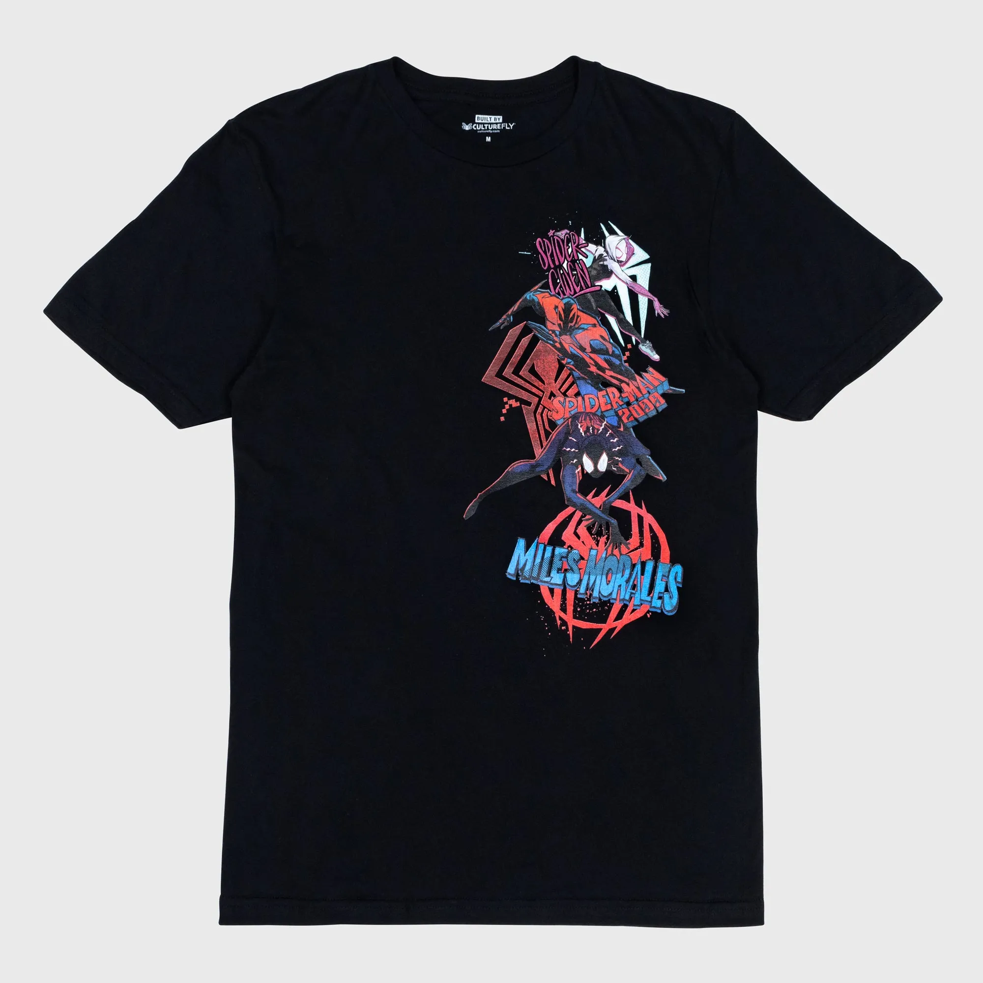 Marvel - Mile Morales, Spider-Man 2099, and Spider-Gwen Tee