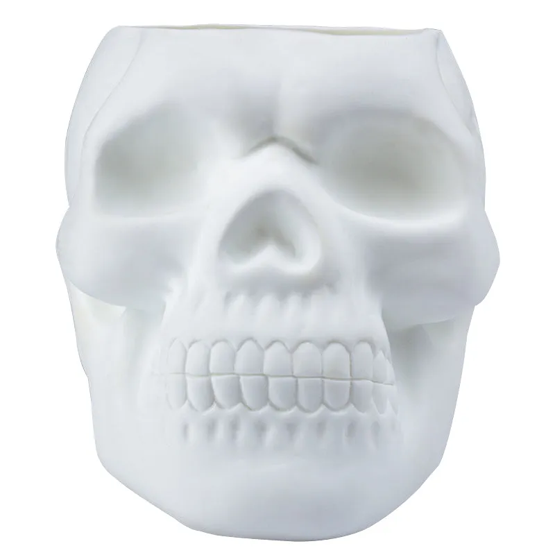 Matte Skull Storage Jar