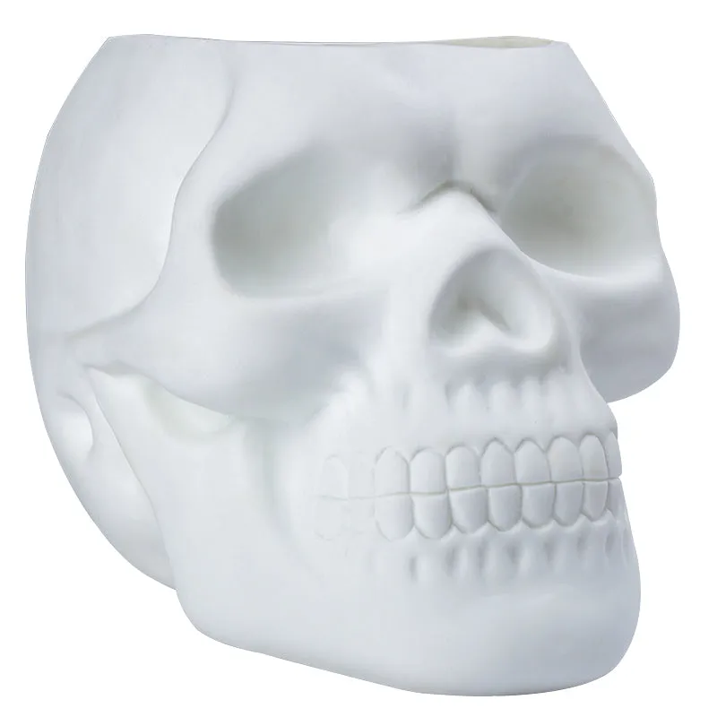 Matte Skull Storage Jar