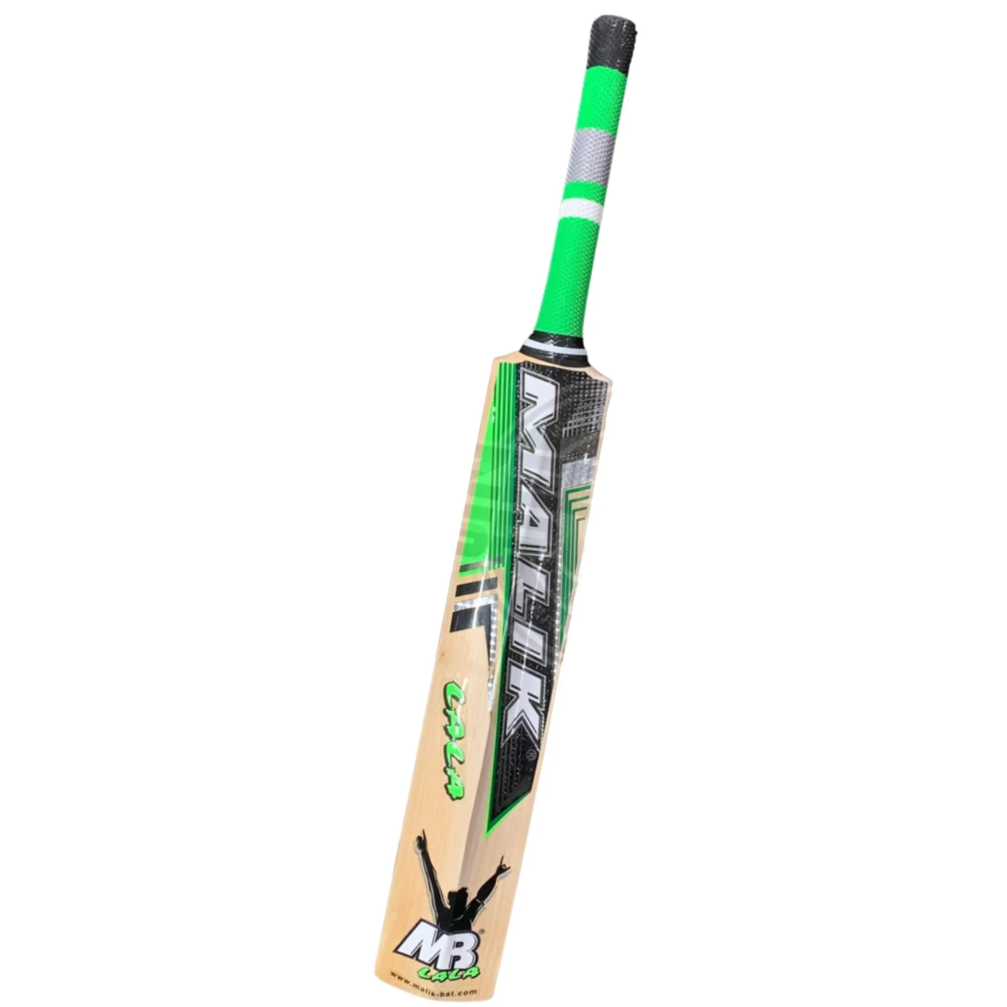 MB Malik Cricket Bat Lala Green Edition