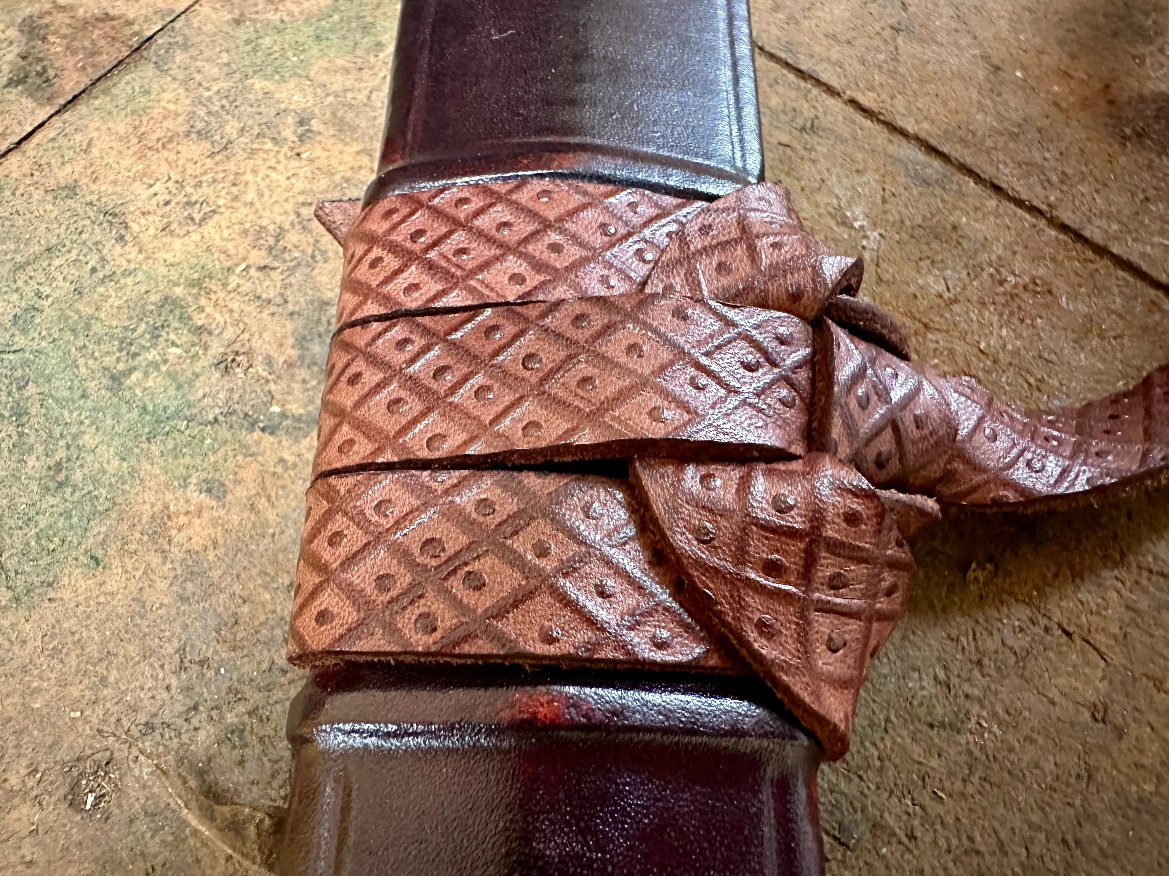 Medieval Sword Scabbard - to suit Albion Ringeck or Fiore - SOLD