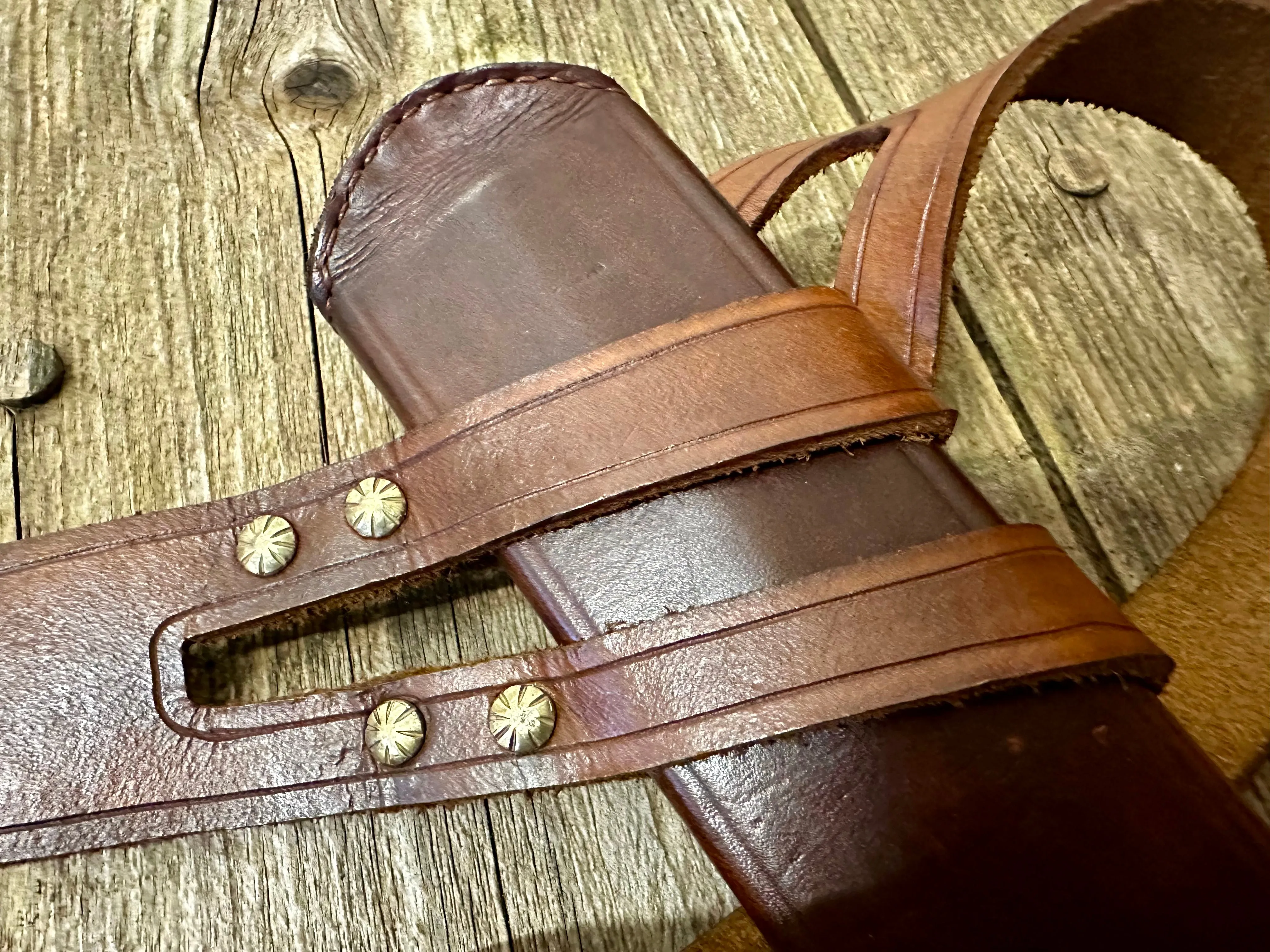 Medieval Sword scabbard to suit an Albion Knight, in the Oxford style of scabbard - SOLD