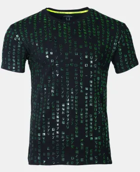 MENS BINARY AOP T-SHIRT