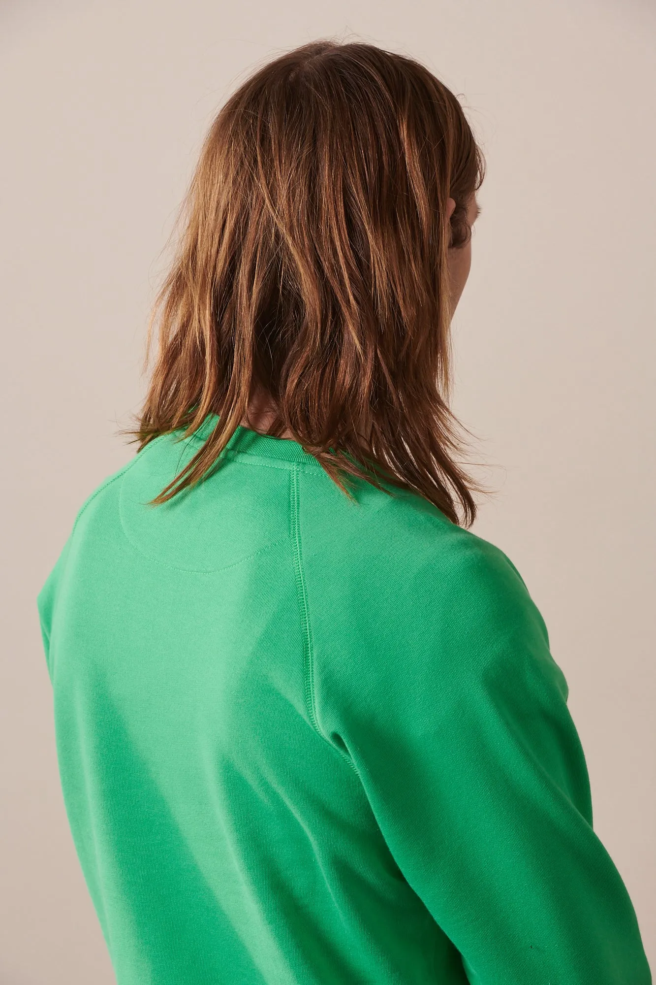 Men's Raglan Sweatshirt - Apple Green