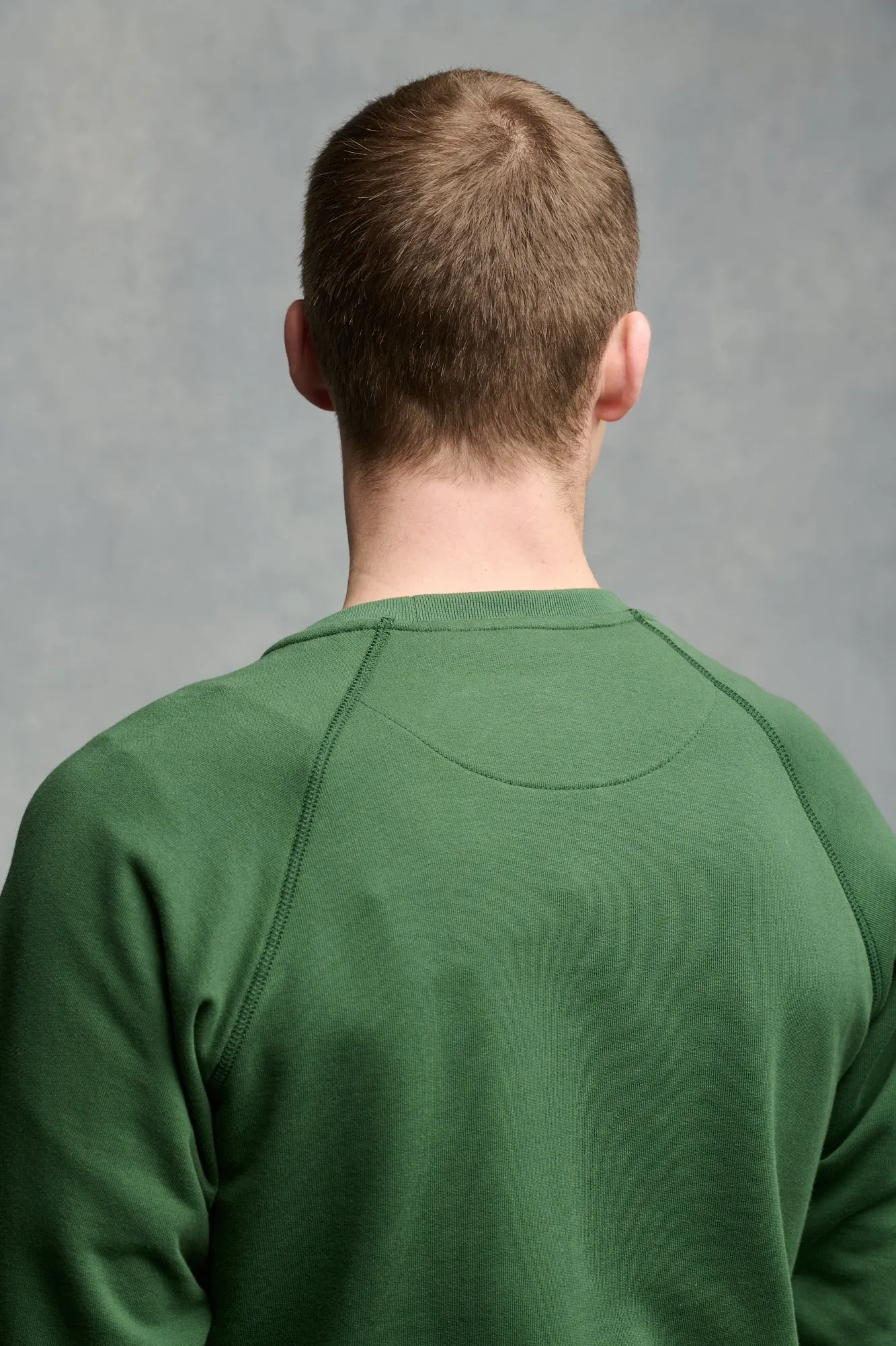 Men's Raglan Sweatshirt - Bottle Green