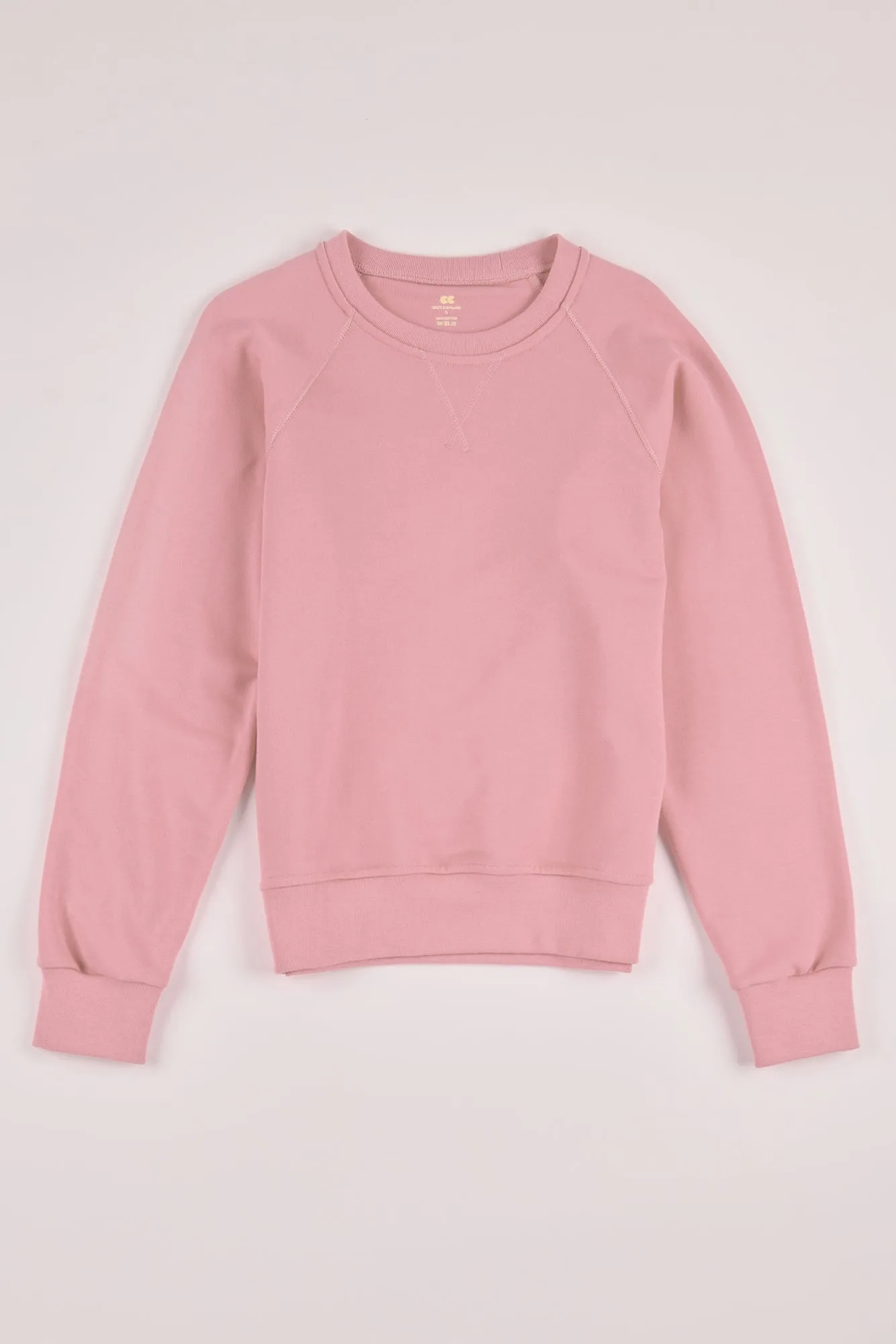 Men's Raglan Sweatshirt - Pale Pink