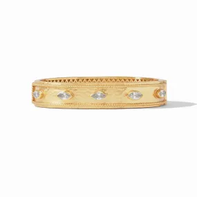 MONACO HINGE BANGLE - CUBIC ZIRCONIA