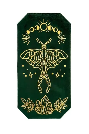 Moth and Moon Green Ring Holder