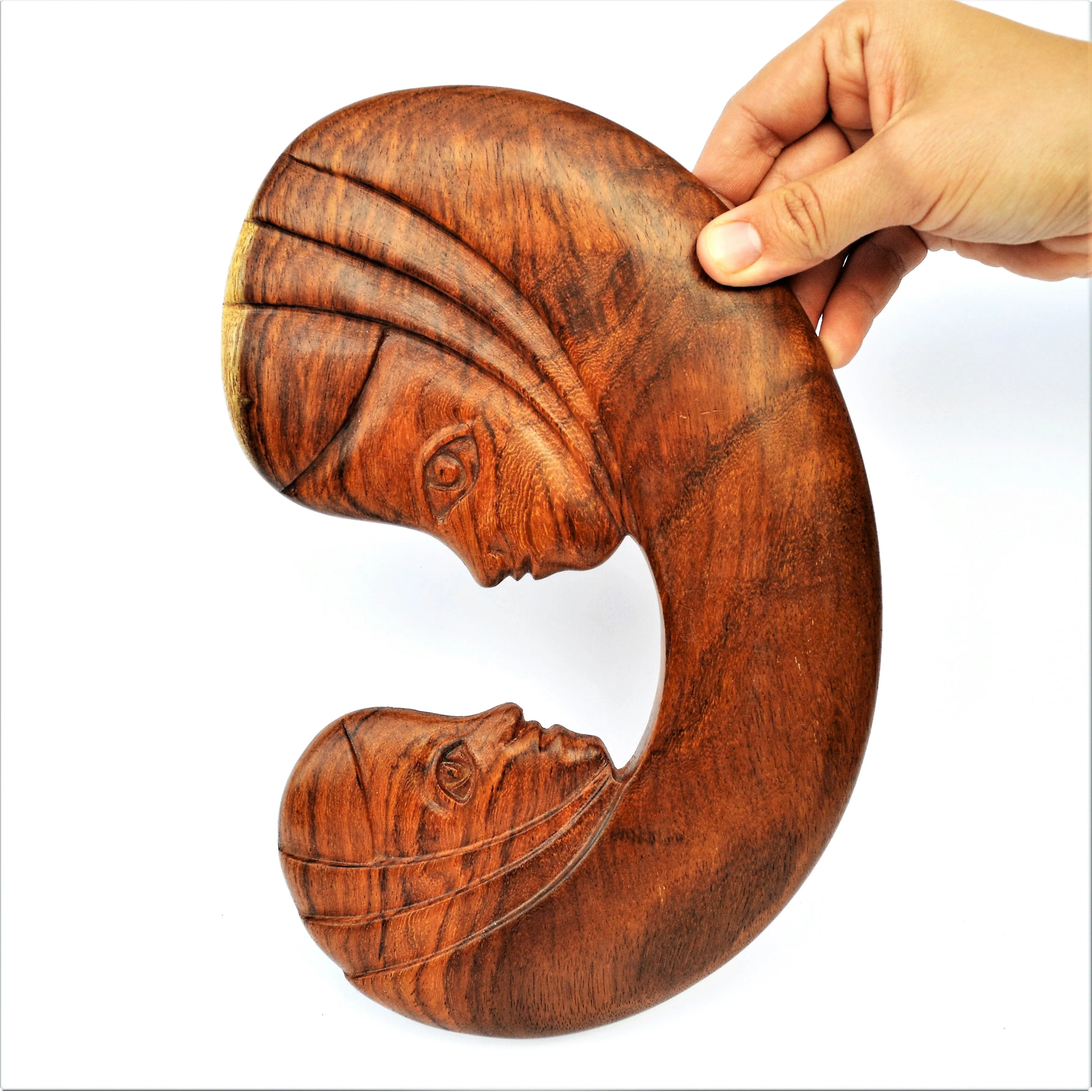 Mother & baby  Wood sculpture, Wall hanging