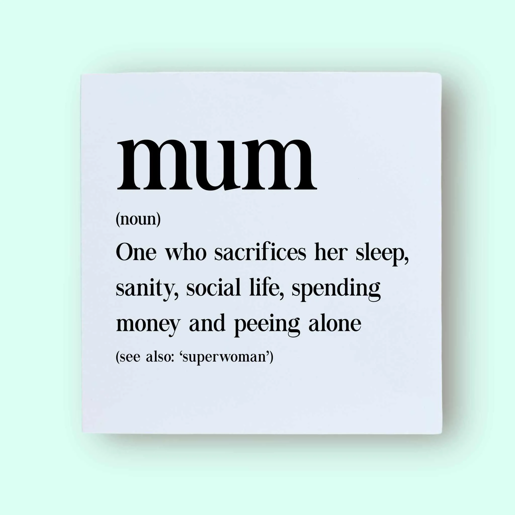 Mum Definition Card