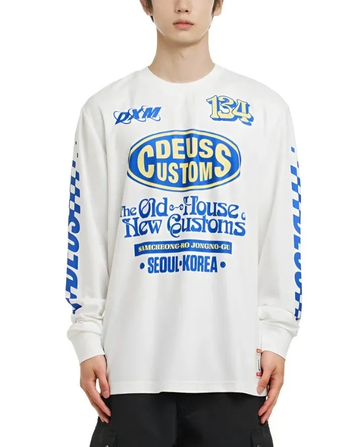 New Customs Modern Mx Jersey - Vintage White