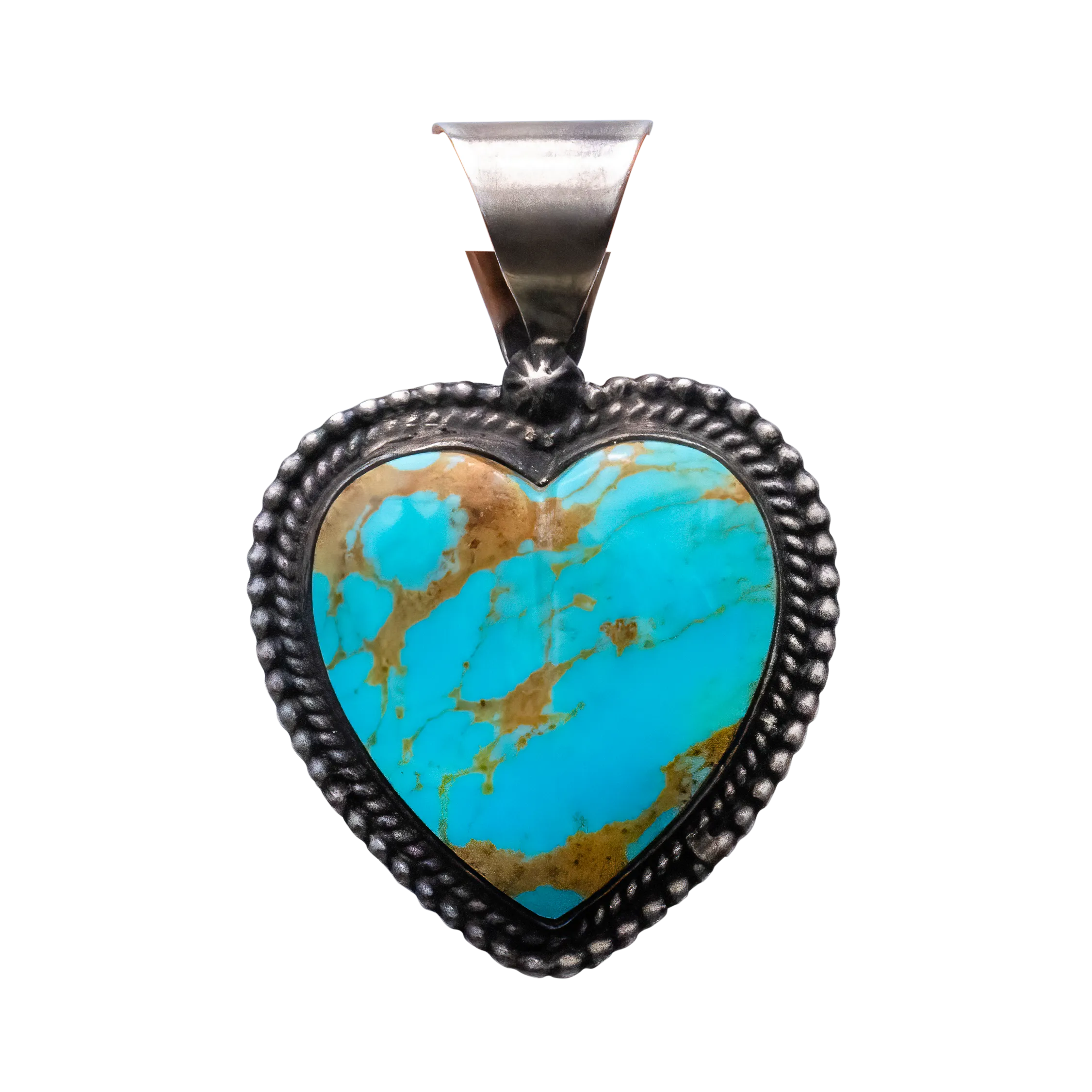 Number Eight Turquoise Heart Pendant | Jeanette Dale