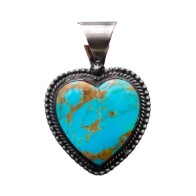 Number Eight Turquoise Heart Pendant | Jeanette Dale