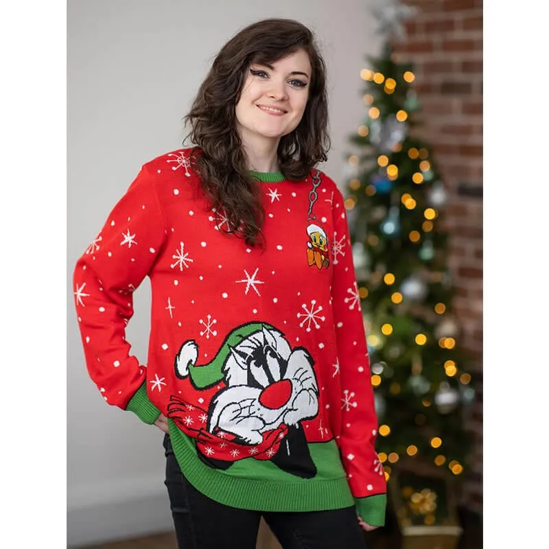 Official Looney Tunes Christmas Jumper / Ugly Sweater