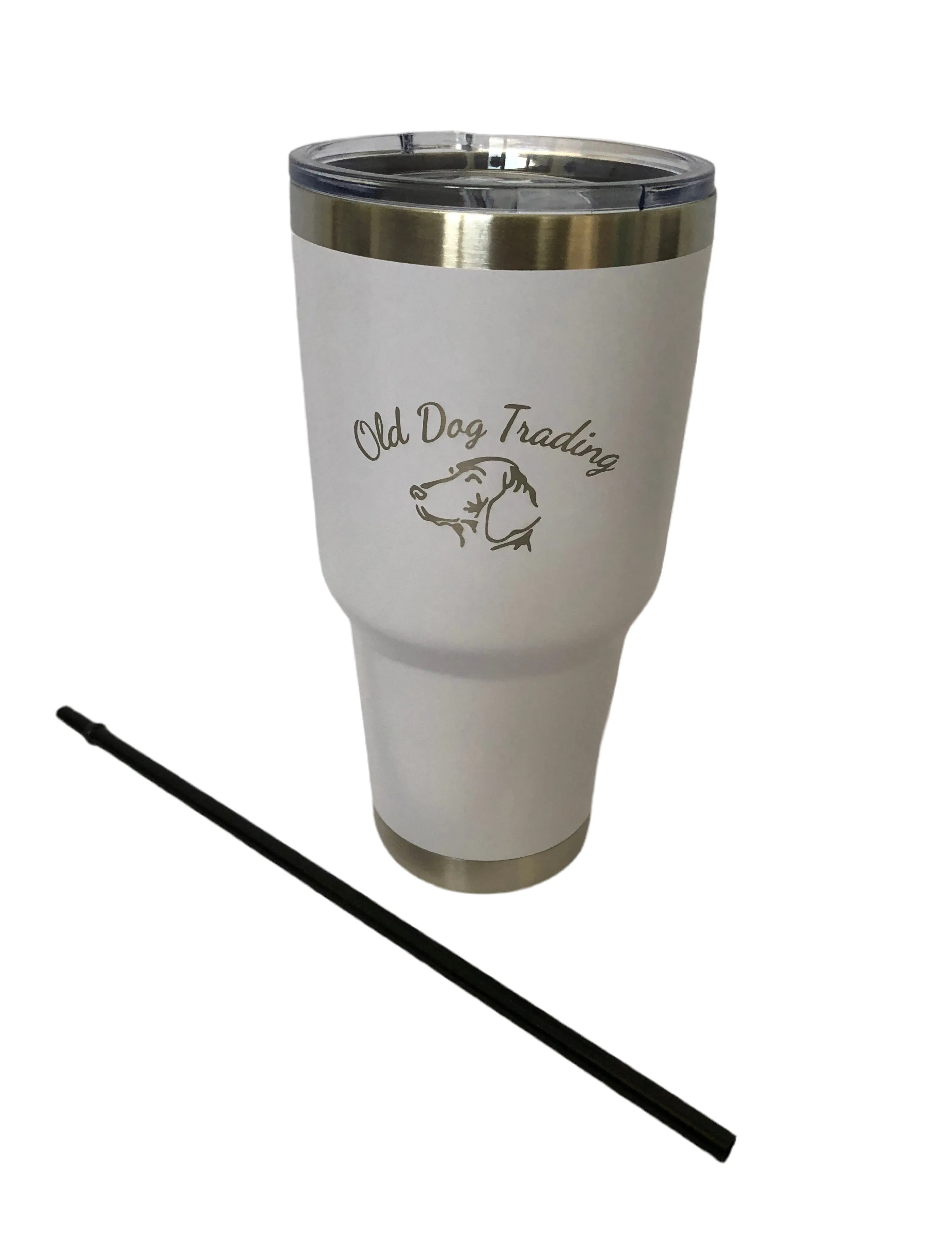 Old Dog Trading  30oz Insulated Travel Tumbler w/Straw - 25% Off Enter at Checkout (VHMXGZH0XDS4)