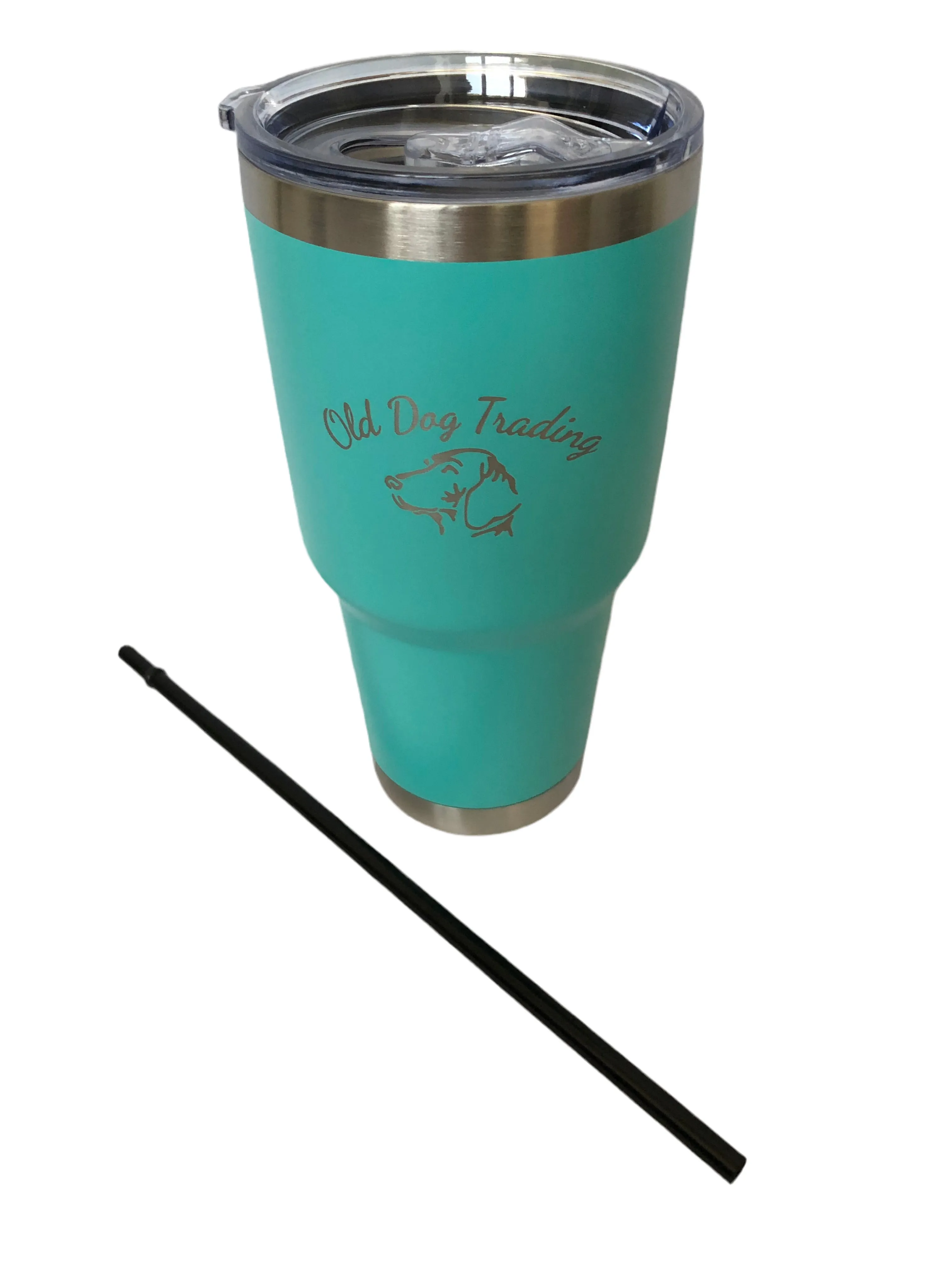 Old Dog Trading  30oz Insulated Travel Tumbler w/Straw - 25% Off Enter at Checkout (VHMXGZH0XDS4)