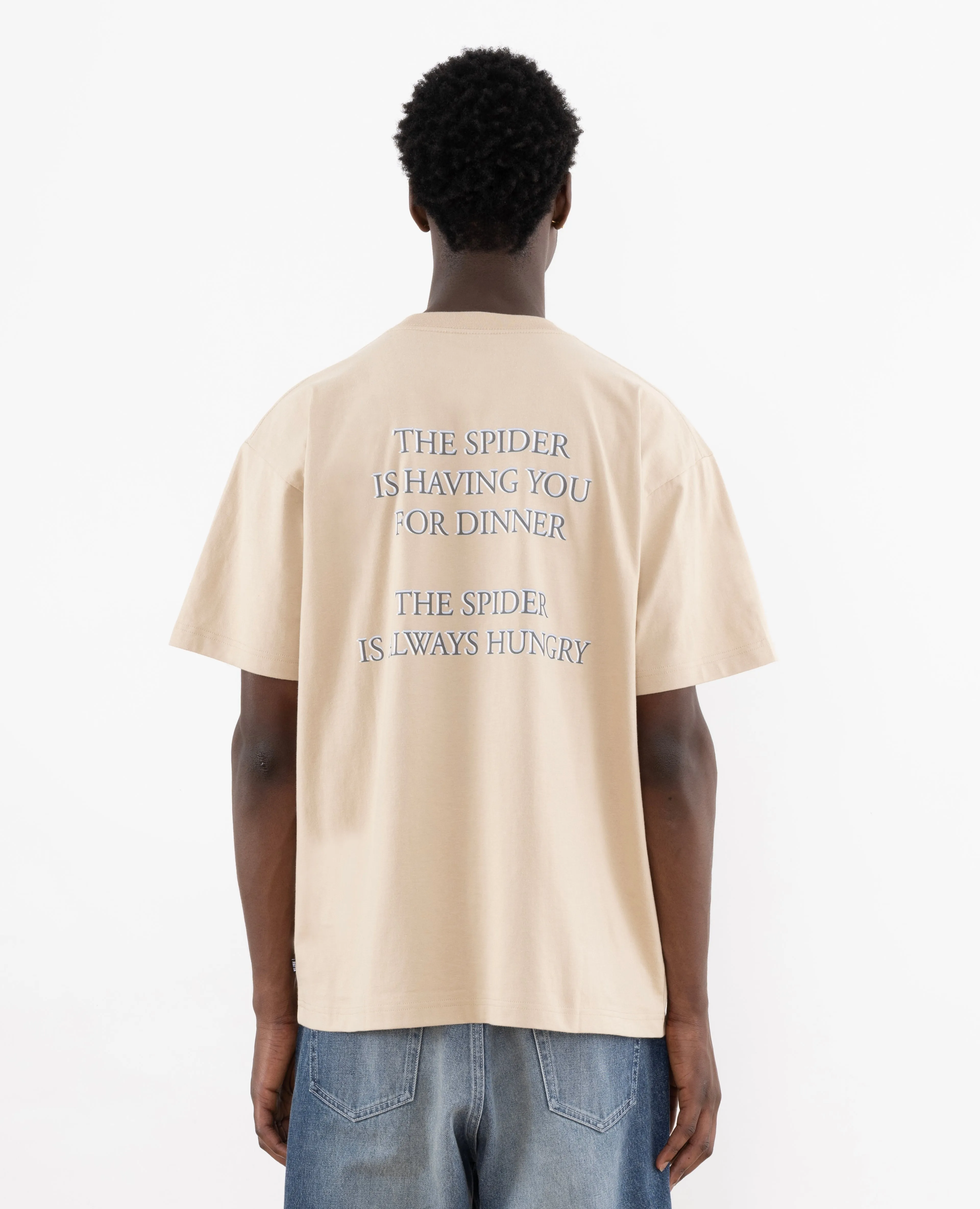 Patta Spider T-Shirt (White Pepper)