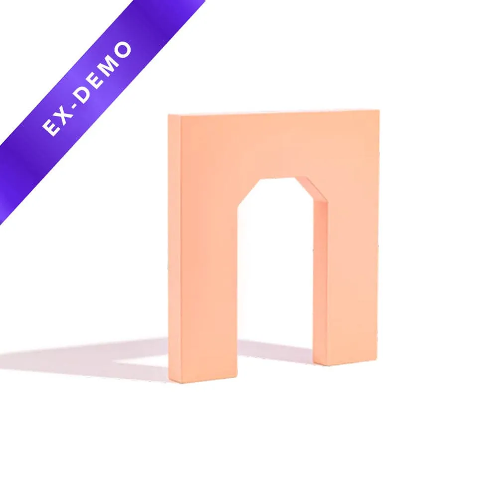 Peach Squared Arch Wall Styling Prop (DEMO STOCK)