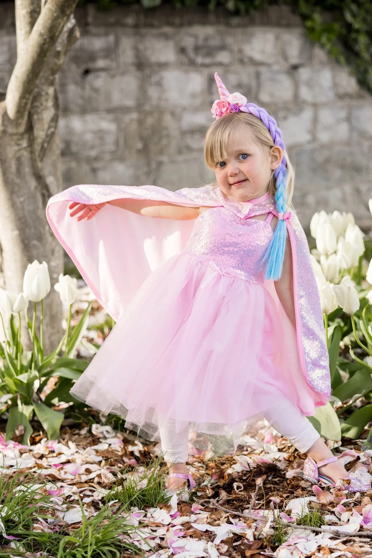 Pink Sequin Cape