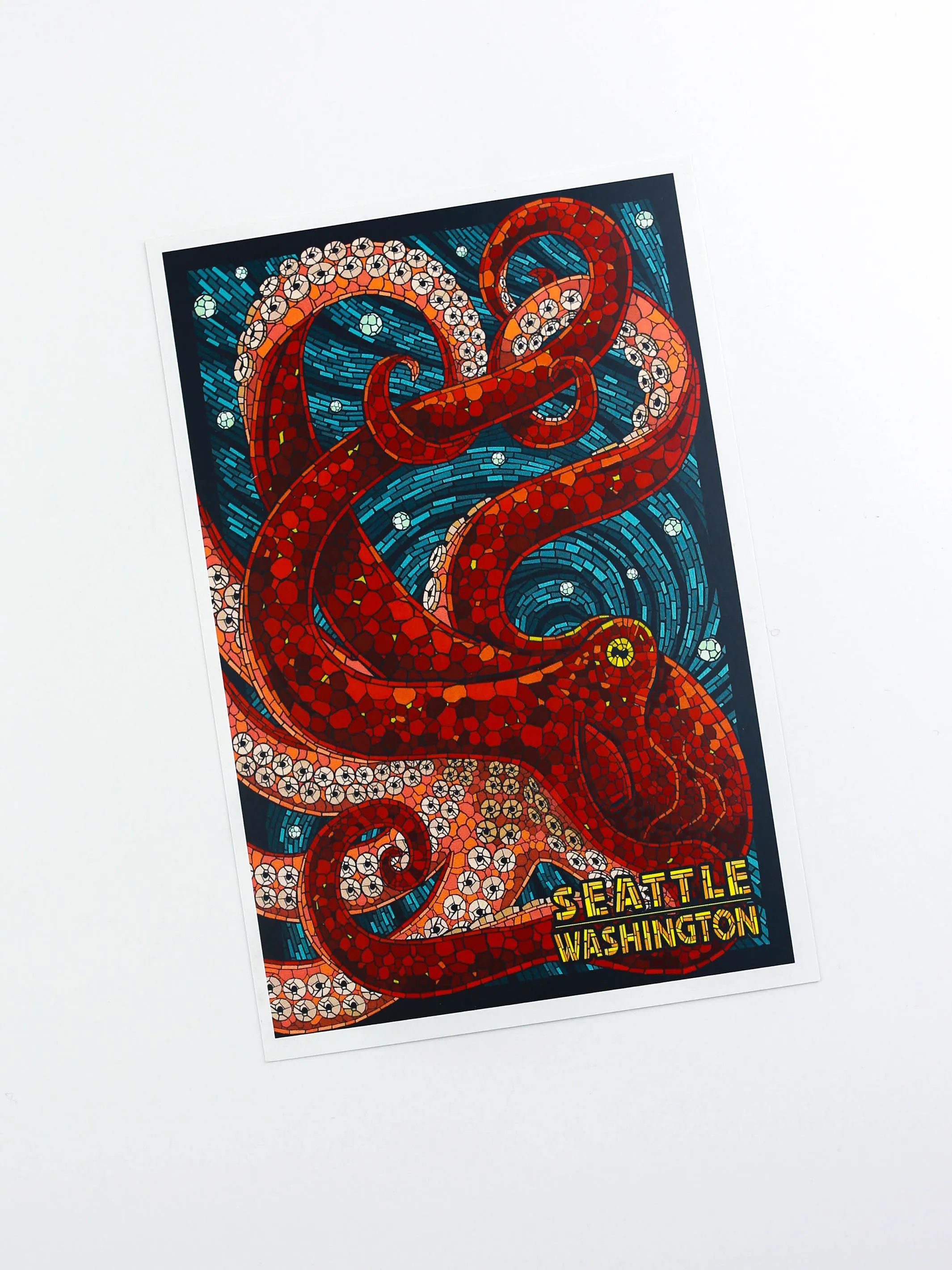 Postcards - Seattle Octopus Mosaic