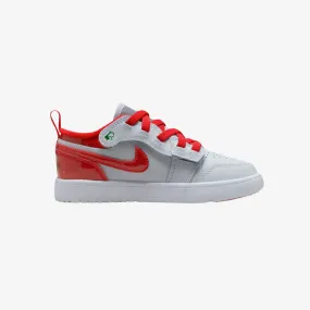 preschool jordan 1 low alt se (football grey/university red)