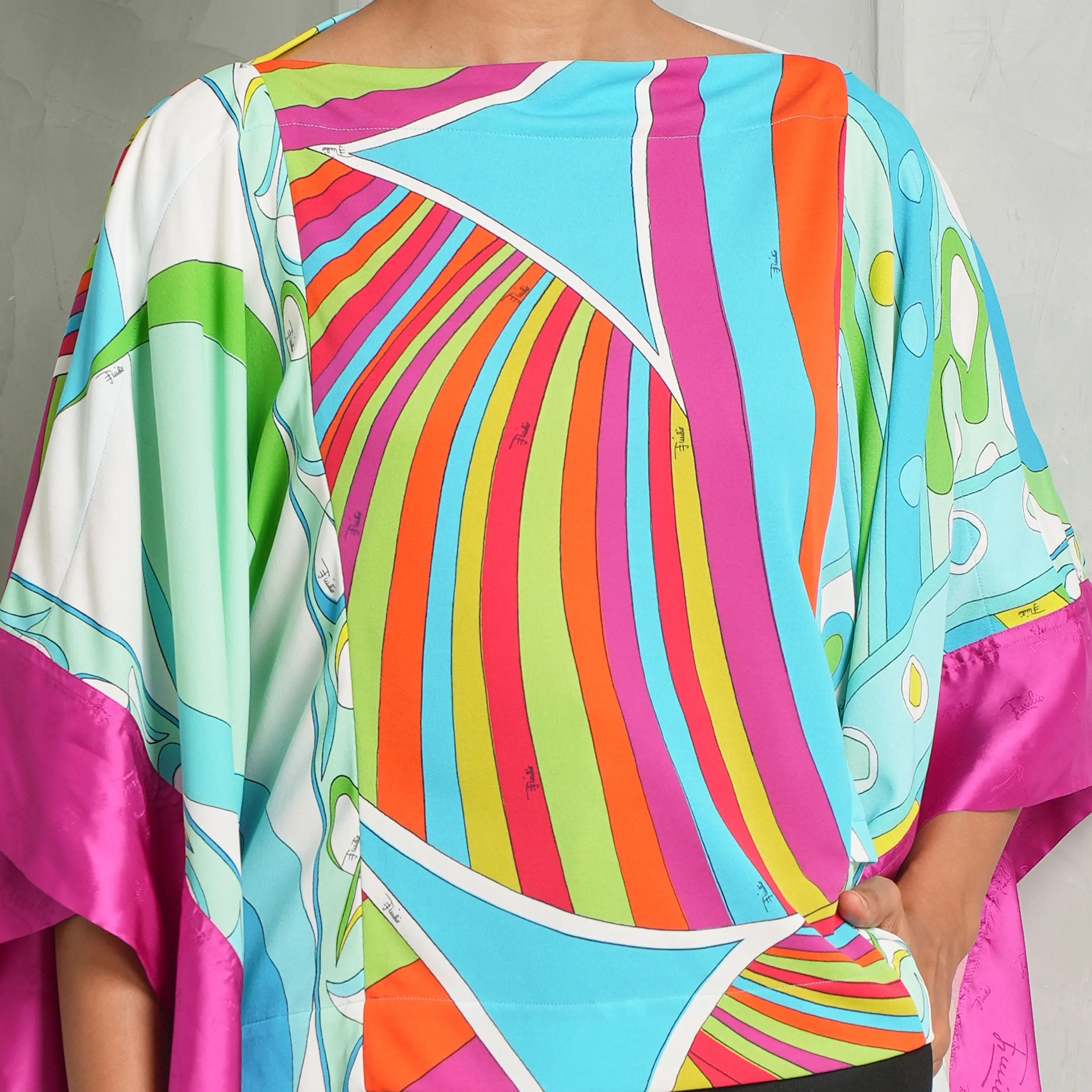 Printed Kaftan Top