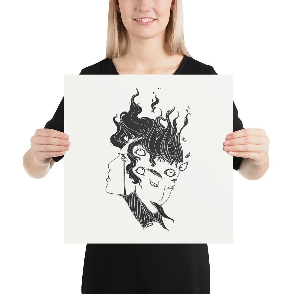 Pupula Duplex Demon Girls, Matte Art Print Poster