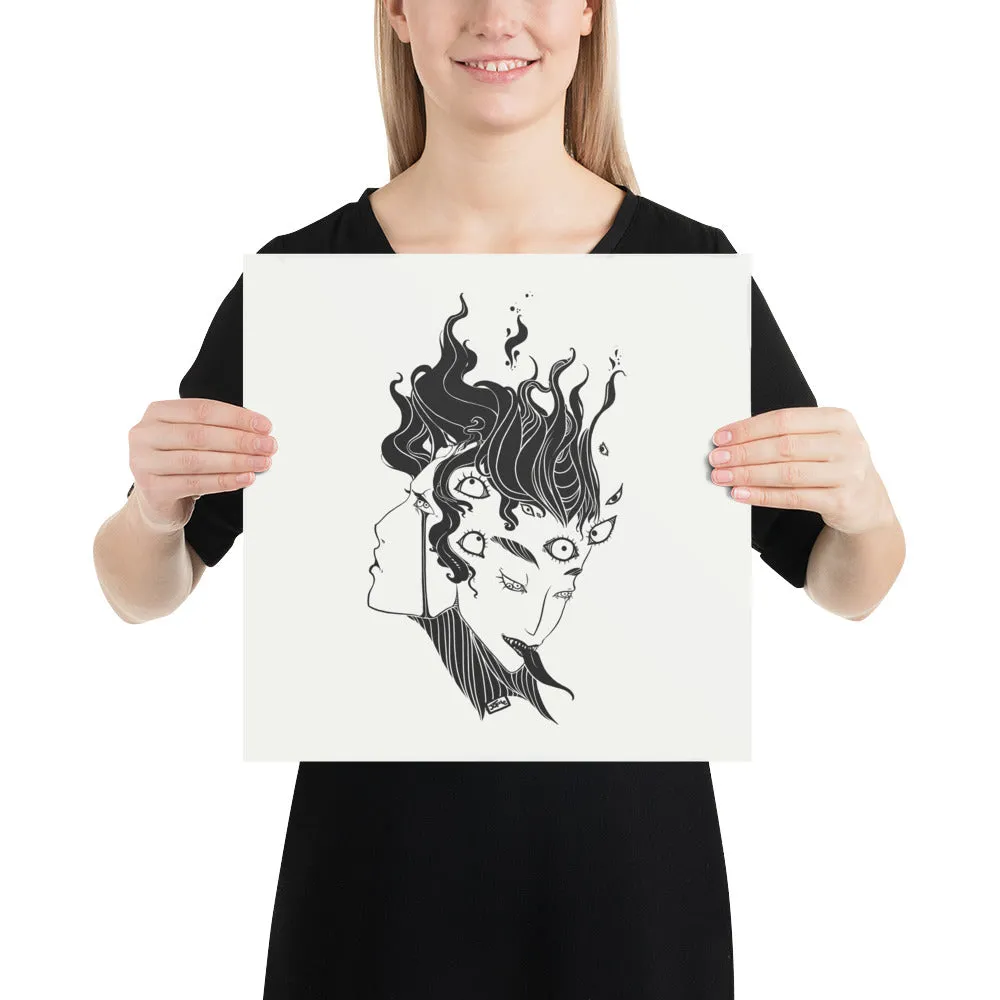 Pupula Duplex Demon Girls, Matte Art Print Poster