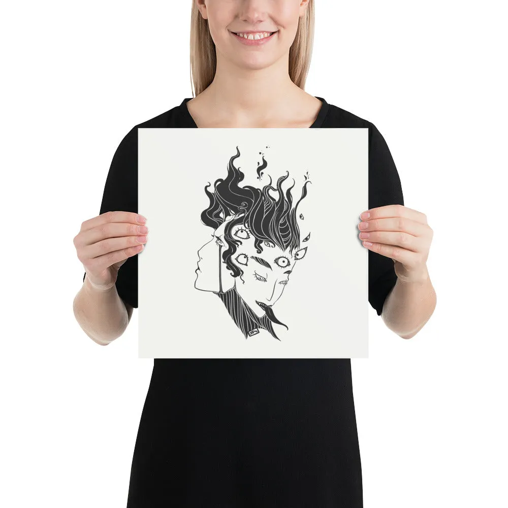 Pupula Duplex Demon Girls, Matte Art Print Poster