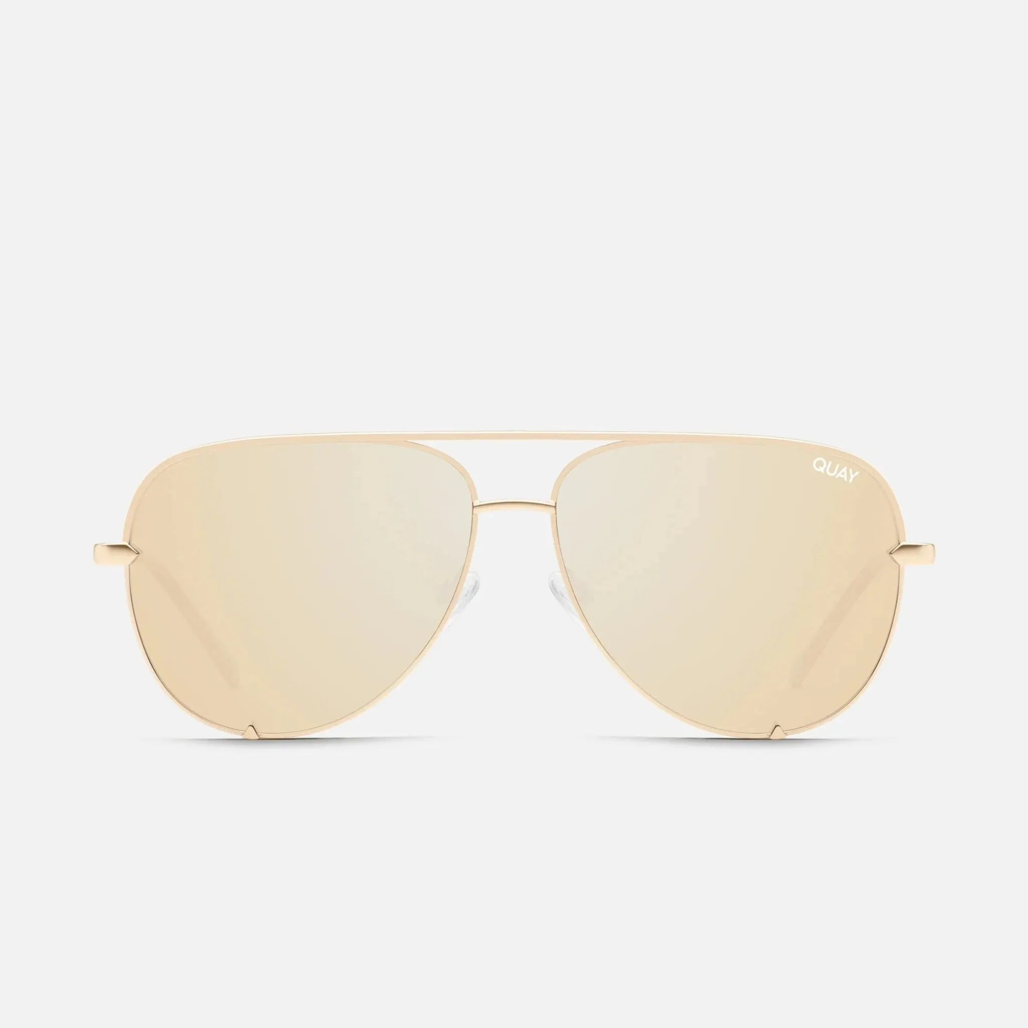 Quay High Key Sunglasses - Gold