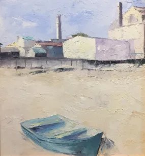 "Changing Skies, Provincetown" by Janis Sanders - Contemporary Coastal Landscape Painting