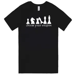 "Choose Your Weapon - Chess" men's t-shirt