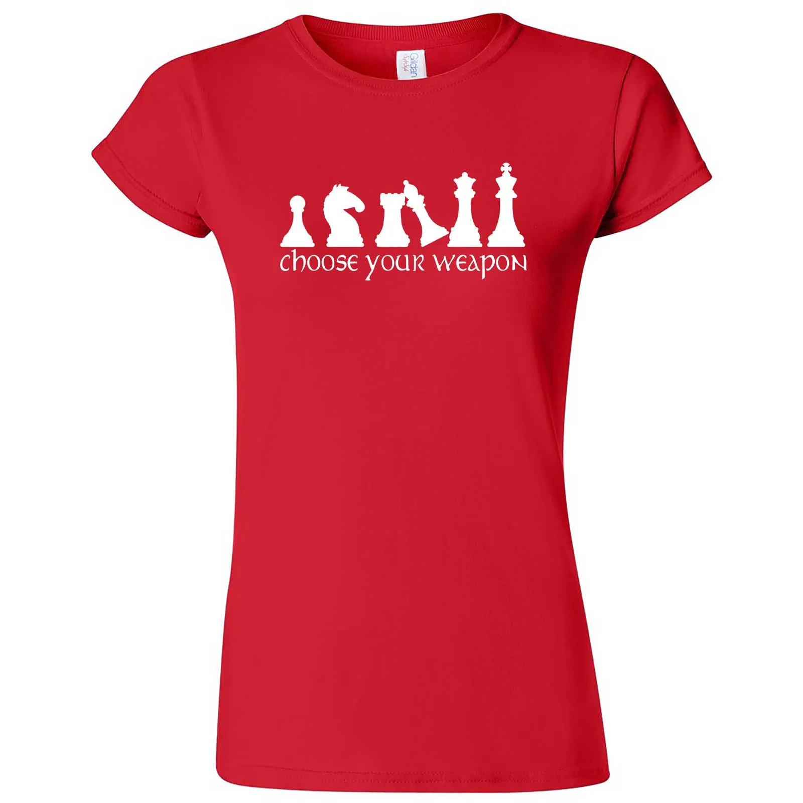 "Choose Your Weapon - Chess" women's t-shirt