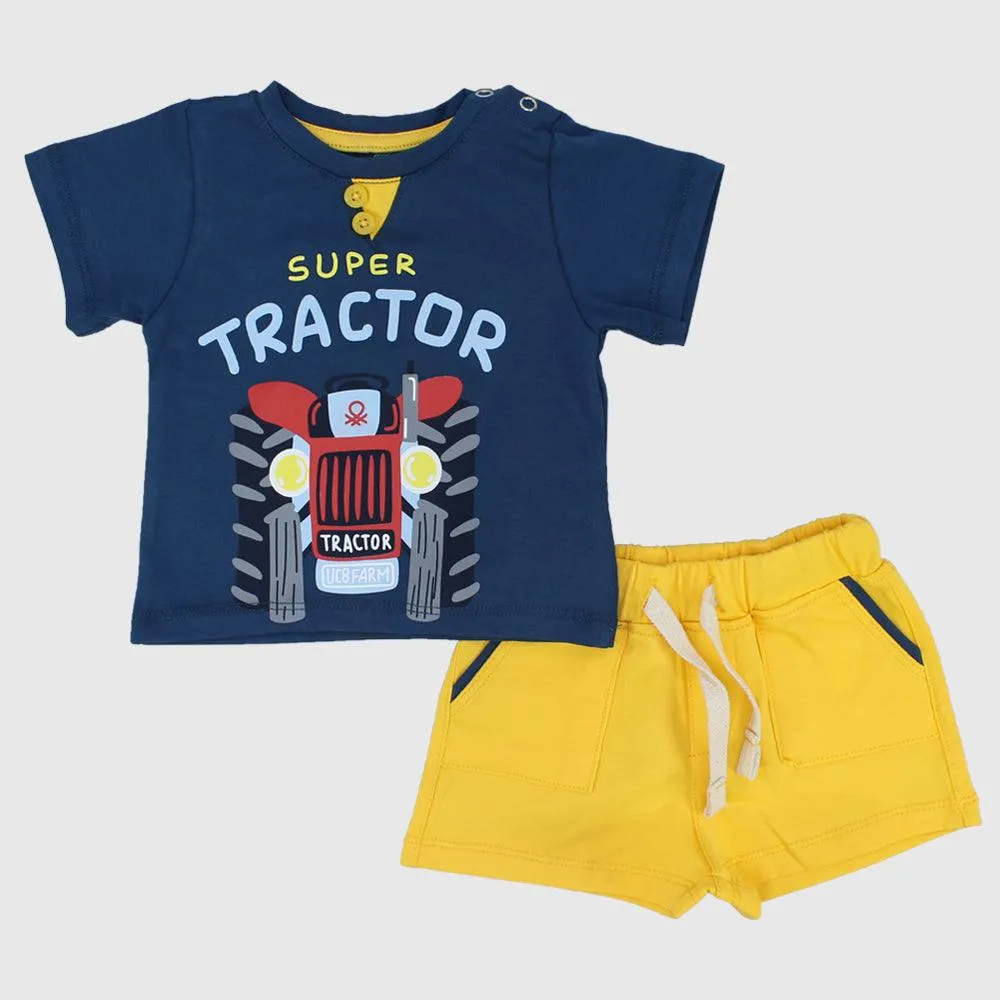 "Super Tractor" 2-Piece Outfit Set