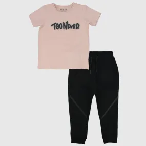 "Too Never" 2-Piece Outfit Set