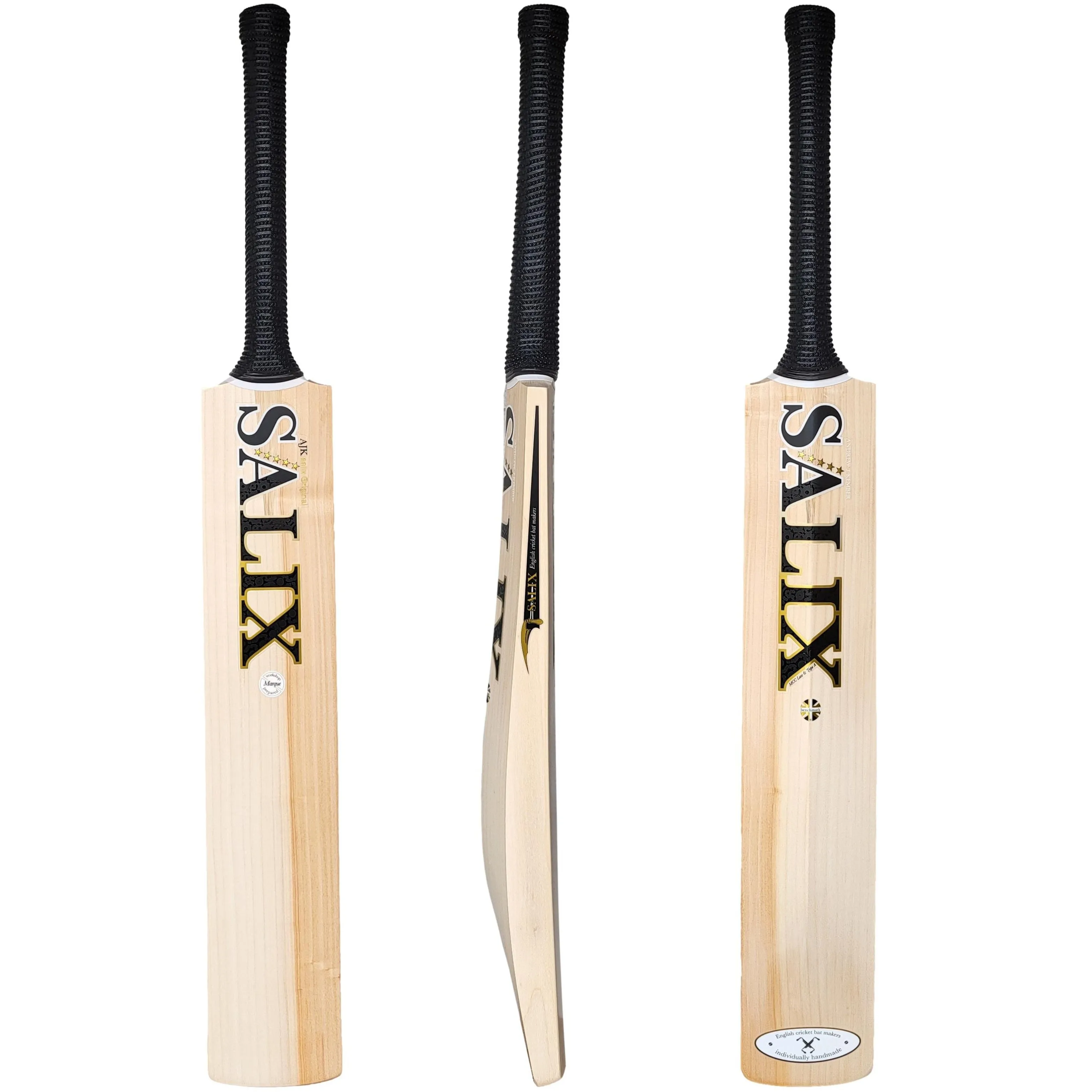 Salix Cricket Bat AJK-Marque English Willow, SH, LH 2024 MODEL