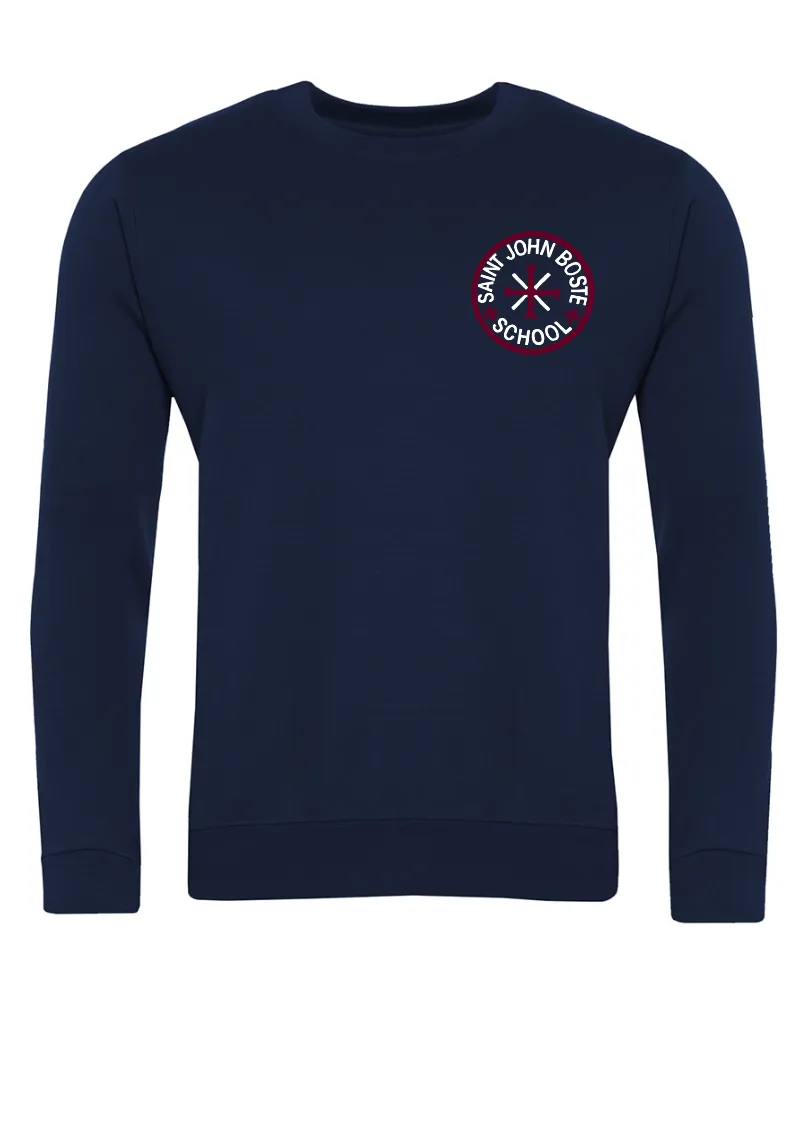 St John Boste R.C. Primary School Navy Sweatshirt