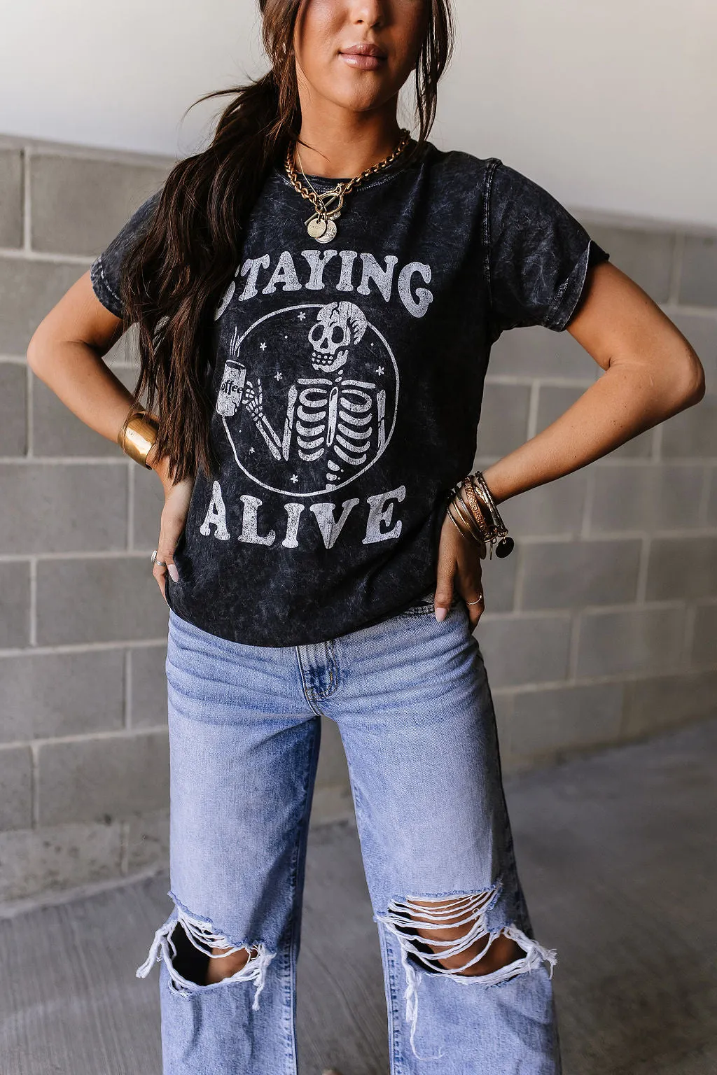 Staying Alive Tee