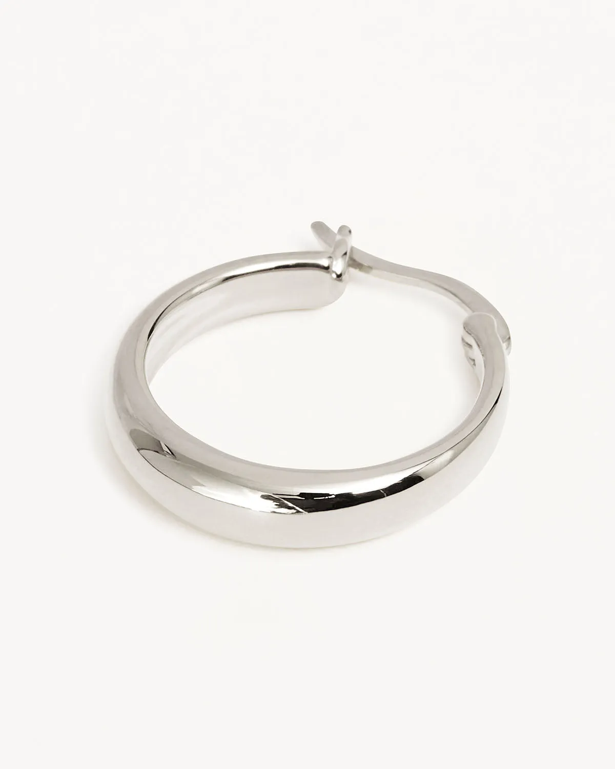 Sterling Silver Infinite Horizon Large Hoops