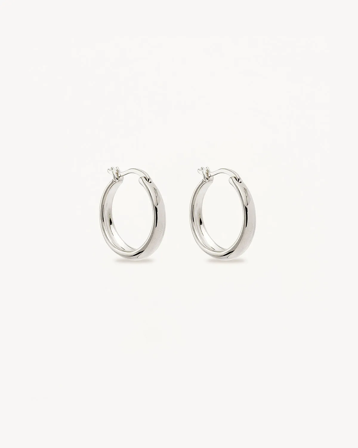 Sterling Silver Infinite Horizon Large Hoops