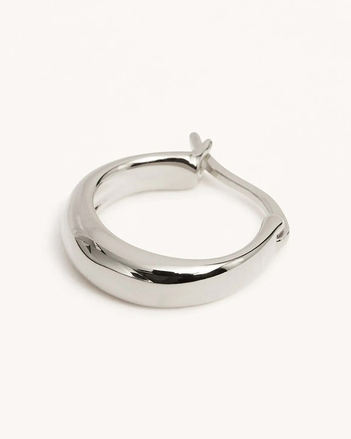 Sterling Silver Infinite Horizon Small Hoops