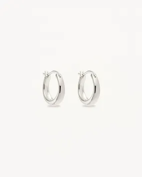 Sterling Silver Infinite Horizon Small Hoops