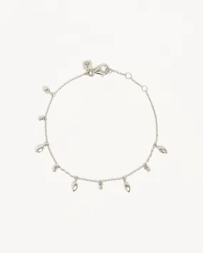 Sterling Silver Live in Grace Bracelet