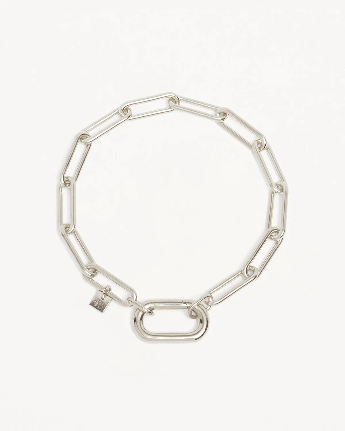 Sterling Silver With Love Annex Link Bracelet