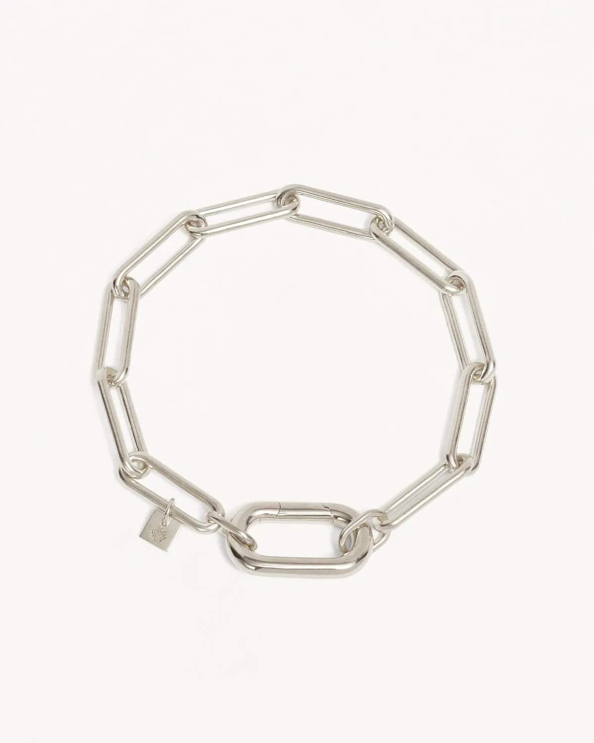 Sterling Silver With Love Annex Link Bracelet