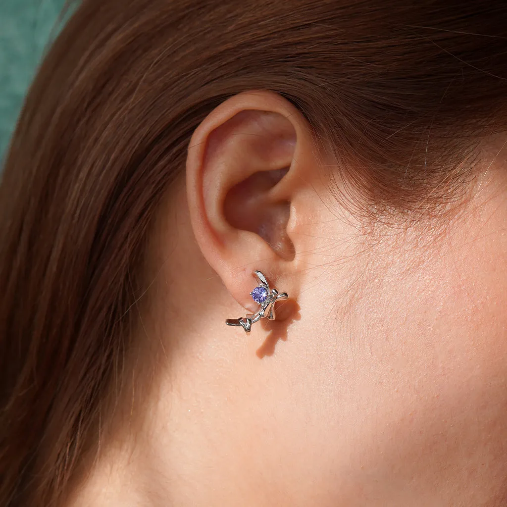 Sugar Fairy Earrings [Blueberry Pie]