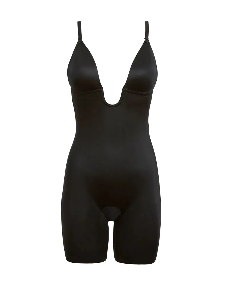 Suit Your Fancy Plunge Bodysuit